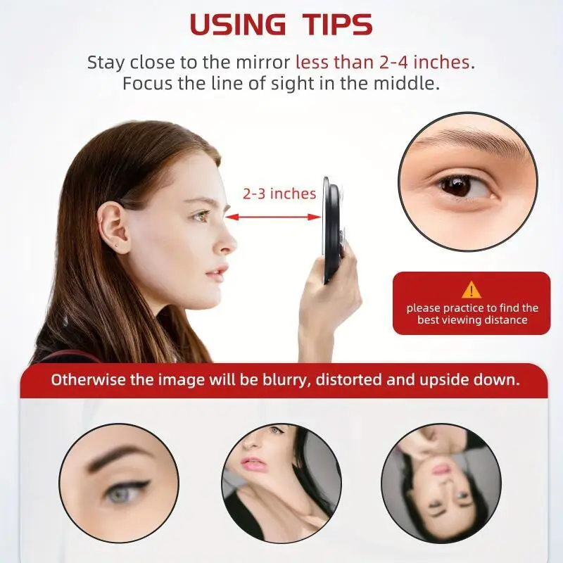 Portable 20x30x Magnifying Mirror Concave Mirror With Suction Cup Bathroom Makeup Blackhead Magnifying Remove Acne Tool makeup mirror bathroom mirror