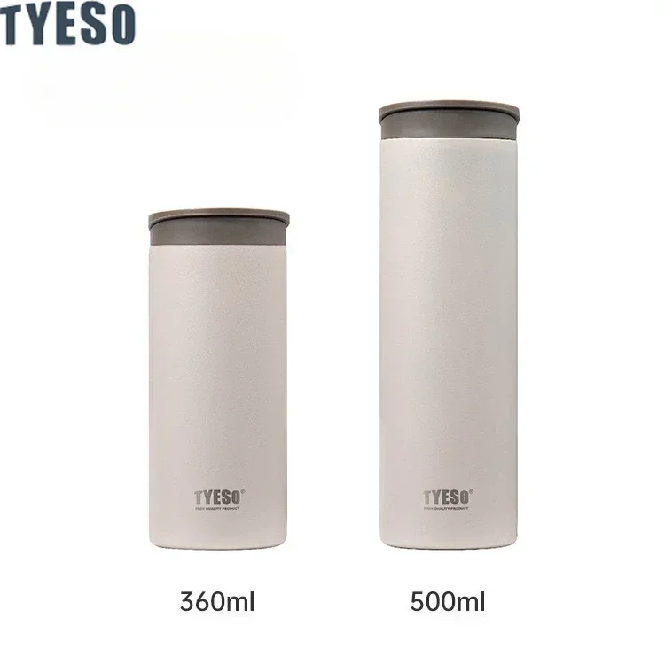 thumbnail image 1 of Tyeso Vacuum Flasks Insulated Stainless Steel Travel Mug Leak-Proof Direct Drink Water Bottle Portable Car Coffee Cup Thermoses, 1 of 5
