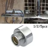 1/2pc Adapter Shower Hose Adaptor 3/4"(25mm) Female To 1/2" (20mm) Male Chrome Reducer Bathroom Faucet Pipe Fittings 5