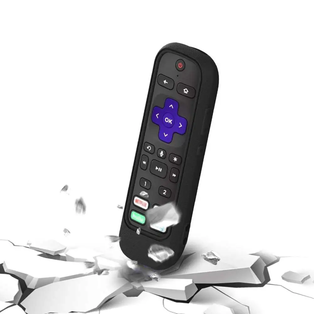 Silicone Protective Case For Roku TV Series Remote Control