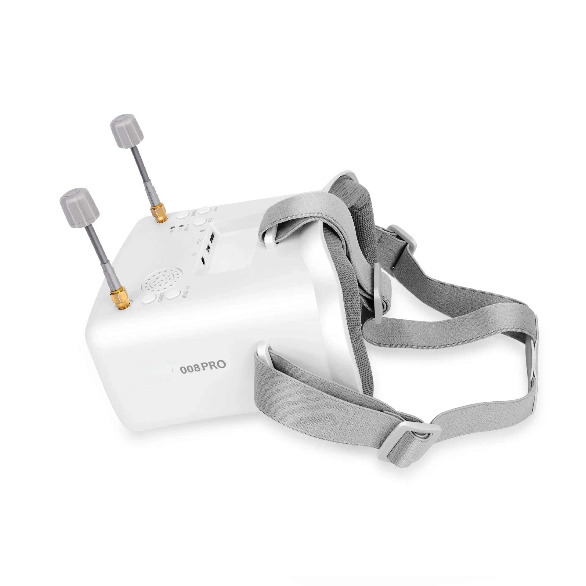 

Model Aircraft 5.8G Image Transmission FPV White Glasses 4.3-Inch 008D Pro