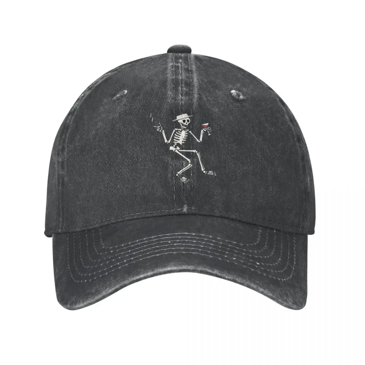 Social Distortion skeleton Cowboy Hat Icon cute fashionable Boy Cap Women's