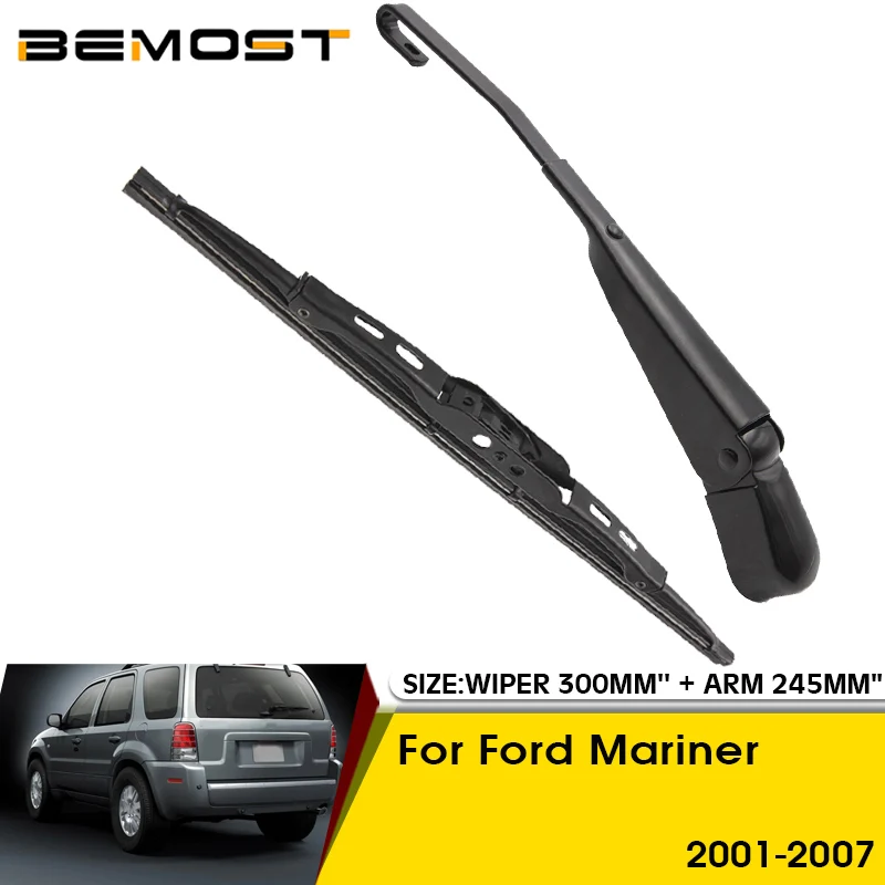 

Car Wiper Blade For Ford Mariner 2001-2007 Rear Back Windshield Windscreen Rear Wiper 300mm+Arm 245mm Car Accessories