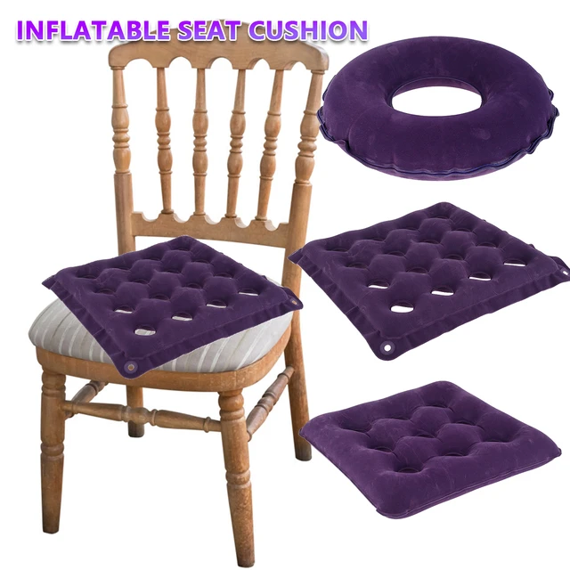 2pcs Inflatable Seat Cushion, Air Chair Cushions Square Seat Pad