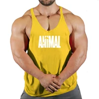 Débardeur de Fitness pour hommes, marque d'été, musculation, vêtements de gymnastique, chemise cintrée, gilets en pur coton, Singlets musculaires, 2022 5
