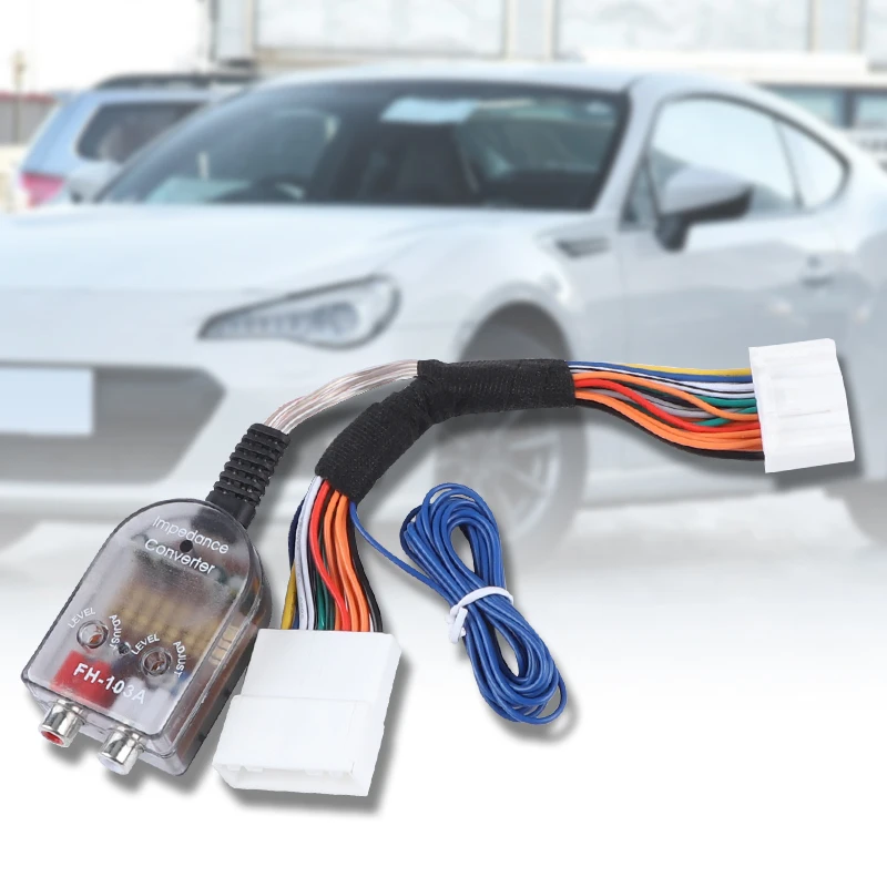 

1pc Car Add Amplifier Radio Stereo Subwoofer Harness Plug & Play Wire Adapter For Nissan Subaru Accessories