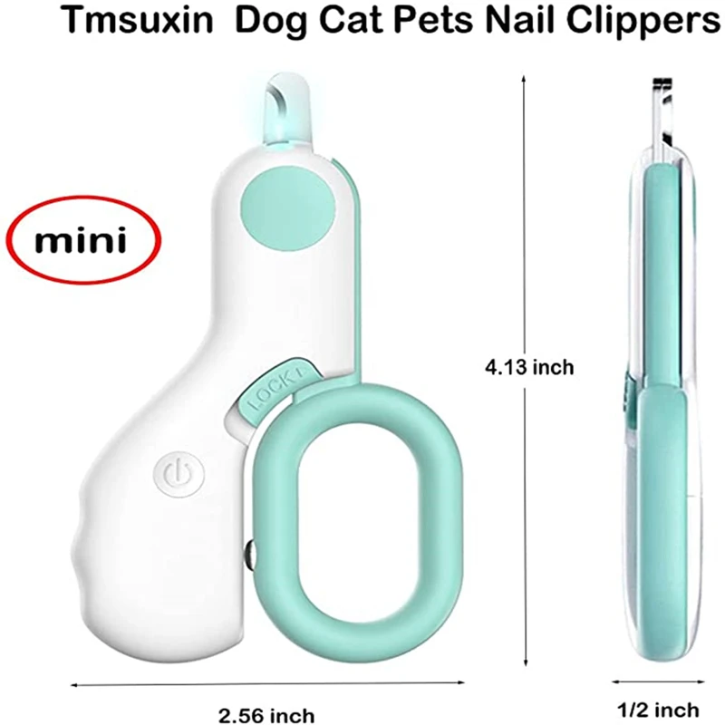 Professional Cat Nail Clipper Cutter With Led Light Scissors Suit for Dog Grooming Tool Trimmer Pet Nail Clippers Products pet nail clipper pet nail scissors pet nail file