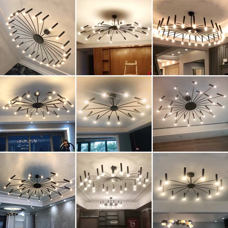 Nordic branch chandelier G9/110V/220V for living room bedroom meeting modern LED lighting