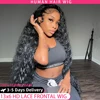 13x6 Hd Lace Frontal Wig Loose Deep Wave Wigs For Brazilian Women Curly Human Hair 40 Inch Hair Deep Water Wave Lace Front Wig