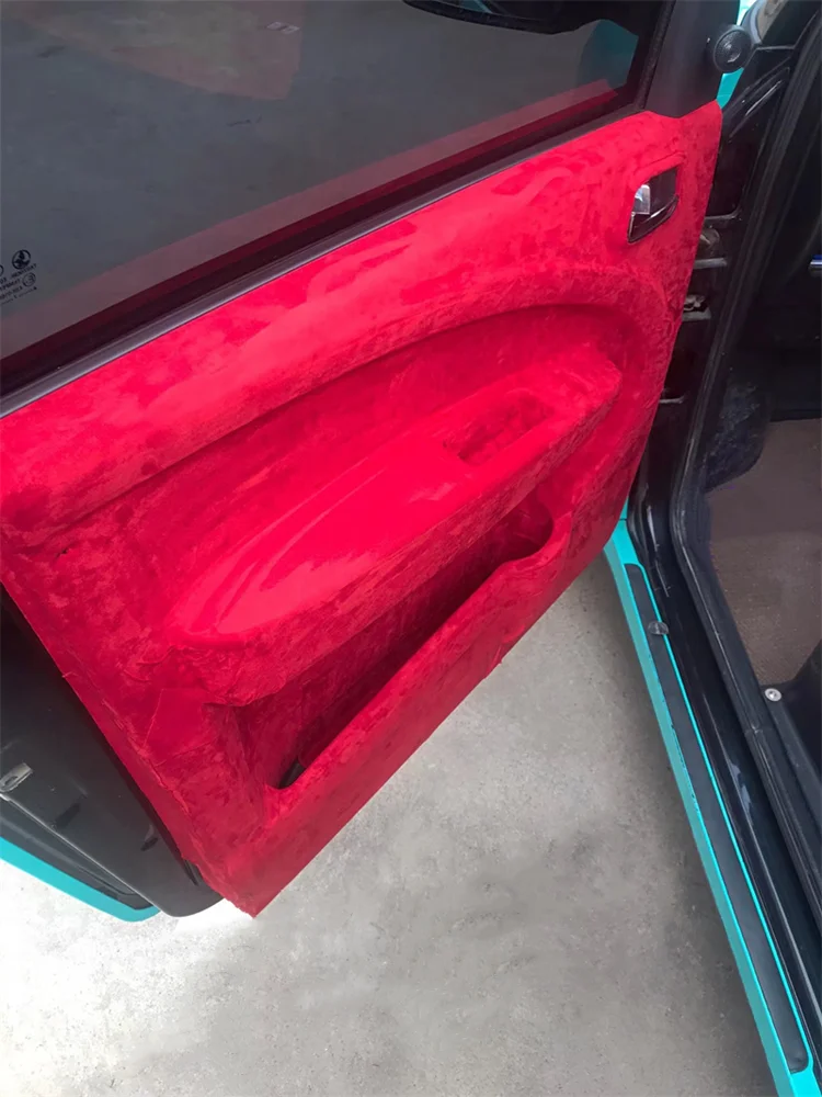 Truck is Drug - Alcantara red self adhesive foil