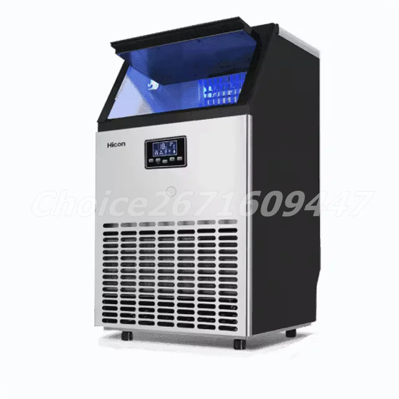 

100kg/H High Capacity Square Ice Make Machine Ice Cube Maker Machine Commercial Large Particle Ice Maker for Coffee Shop