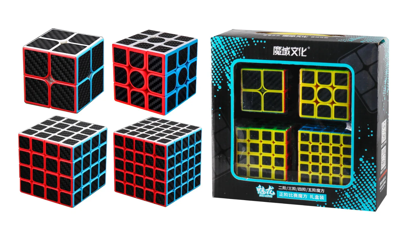 [Picube] MoYu Gift Box Cube 2x2 3x3 4x4 5x5 Magic Cube 2x2x2 3x3x3 4x4x4 5x5x5 Gift Box Meilong Speed Bundle Puzzle Cubing 3