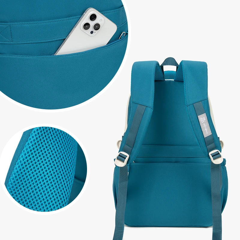 Junior high school student schoolbag female new high-value large-capacity preppy style backpack high school student backpack