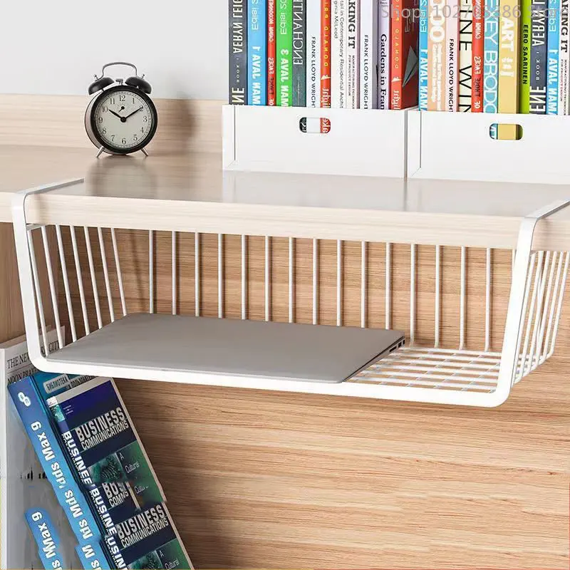 Metal Iron Kitchen Organizer Shelf Desk Cabinet Storage Rack Under Table  Hanging Mesh Basket Wardrobe Holders - AliExpress