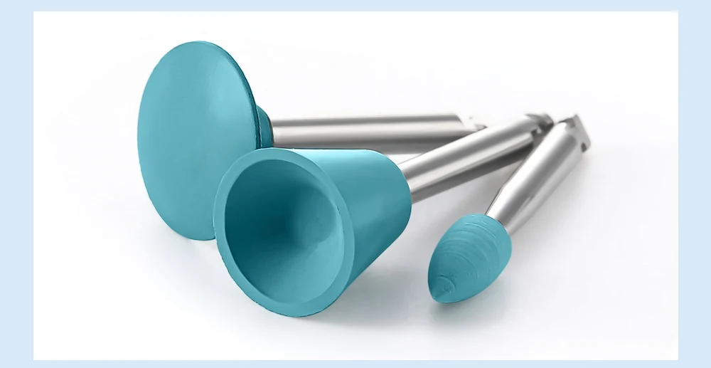 AZDENT 14 Teile/satz Dental Composite Polieren Kit RA 2,35mm Silikon Gummi Polierer für Porzellan Natürliche Zähne Nagel Polieren – Detail 10