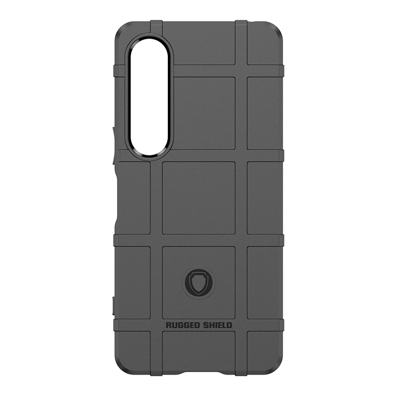 Custodia Per Sony Xperia 1 VII – Fibra Di Carbonio, TPU Morbido, Antiurto Grado Militare, Nero