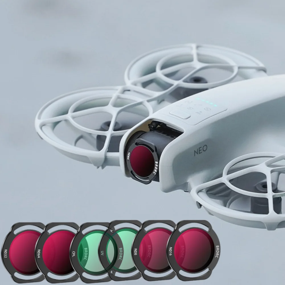 For DJI Neo Lens Filter Camera Lens Filter Kit HD Optical Glass ND UV CPL Camera Filter Drone Camera Lens Filter Accessories