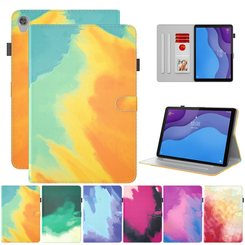 Case For Lenovo 10.1 Inch Tab M10 Hd 2Nd Gen Tb-X306X Tb-X306F Tpu Back Cover Pu Leather Shell For Lenovo X306F M10 Hd Gen 2Nd
