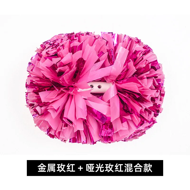1piece,Plastic Metallic Cheerleading Poms, Mixed Color, Pracise Cheap Poms
