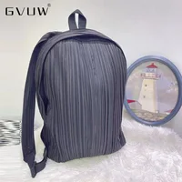 GVUW Versatile Pleated Backpacks For Women Casual Adjustable Solid Color Outdoors Casual Vacation Bags Fashion 2025 New 32C1132 1
