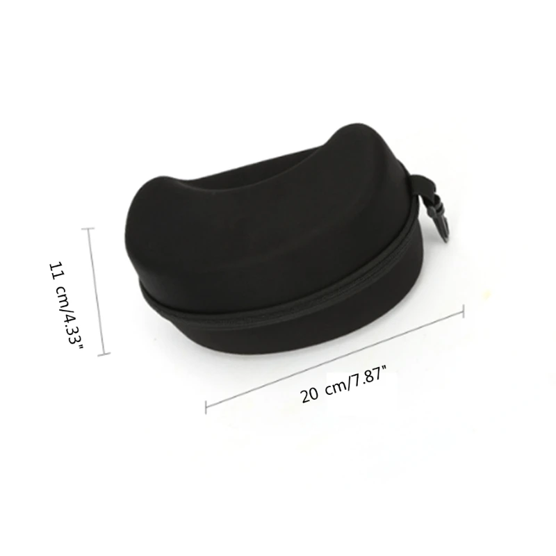Snowboard Goggles Case with Carabiner Sports Glasses Case, Snowboard Goggles Box EVA Protective Box for Snow Eyewears 6