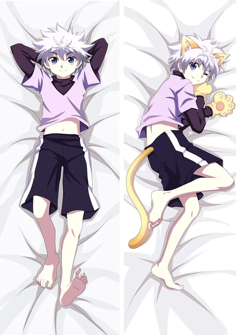 

60x180 см аниме Hunter x Hunter Killua Zoldyck Подушка «Dakimakura» Hisoka Csai обнимающая наволочка