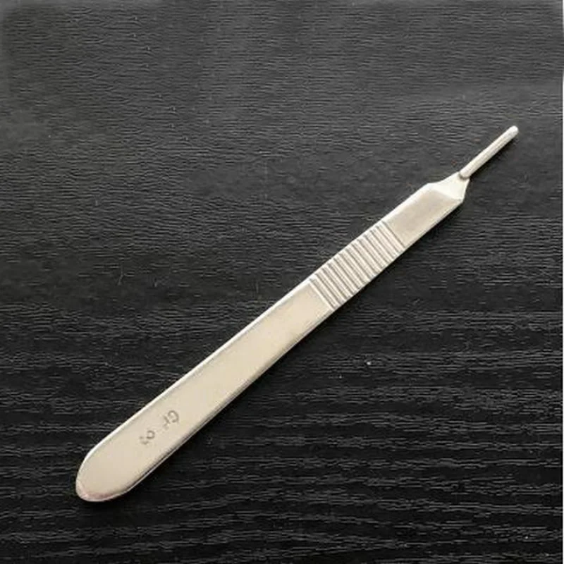 11Pcs/Set Disposable Sterile Animal Surgical Scalpel Knife, Stainless Steel Hilt, Multi-Function Tools(10Pcs Blades With 1 Hilt)