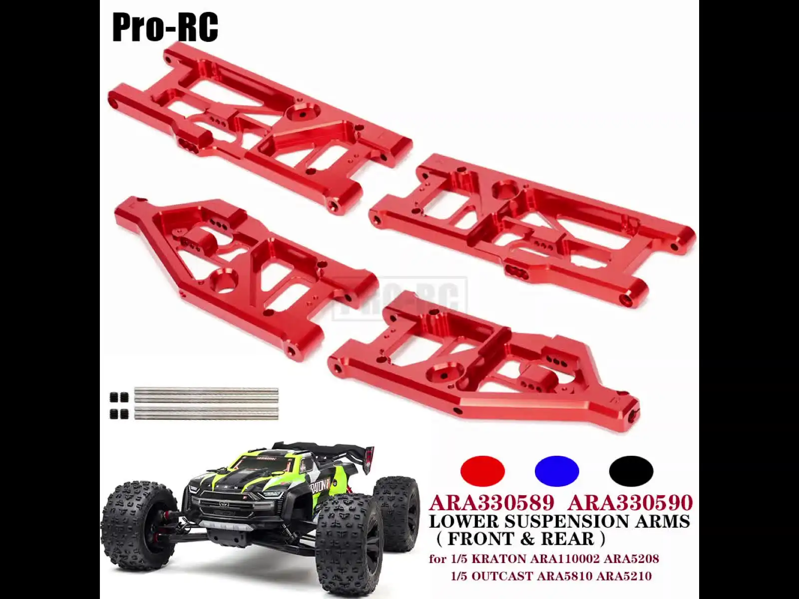 Arrma Outcast 1/5 8s EXB Bracci Sospensioni Anteriore Posteriore
