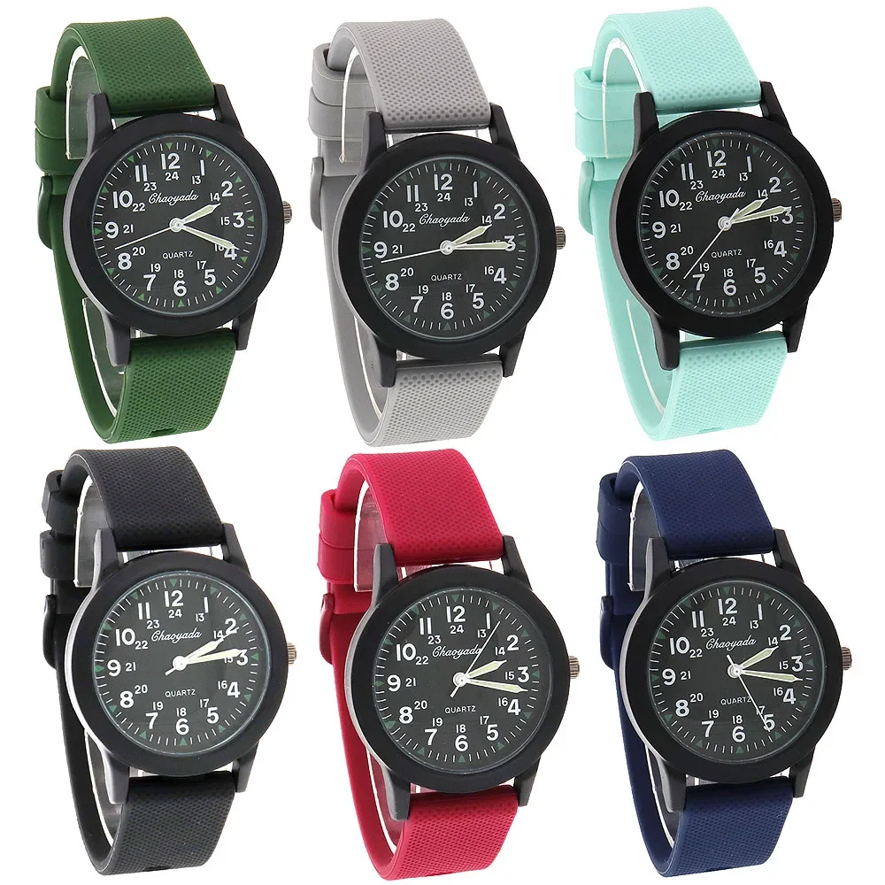 Brand High Quality Fashion Children Boys Girls 60 Minute Quartz Wristwatches Students Exam Watches Silicone Strap Dropshipping 5