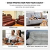 Jacquard Sofa Cover For Living Room Slipcovers Stretch Polar Fleece Armchair Protector Elastic L Shaped Sofa 1/2/3/4 Seater 4