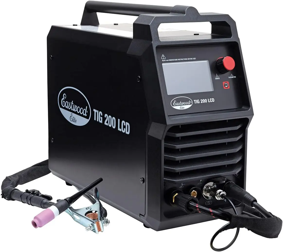 200 Amp LCD Digital Tig Welder AC/DC Pro Welding Machine Pulse Capability Color LCD Screen Latest Welder Inverter Technology
