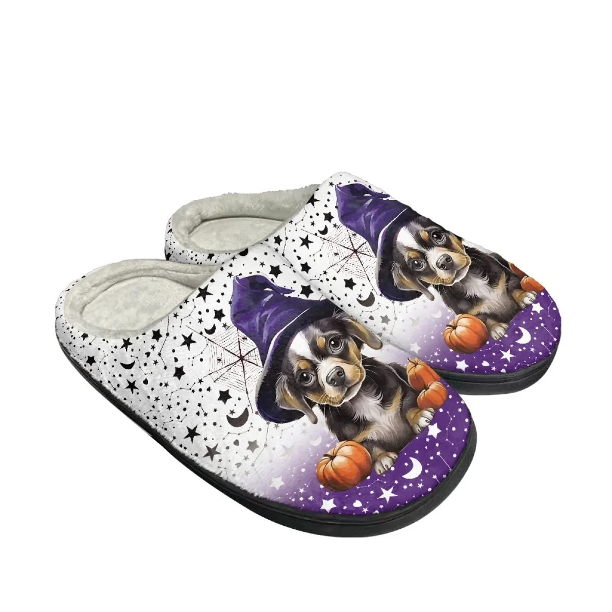 Winter Casual Cozy Men Flats Slippers Halloween Decorations Couple Cotton Slipper Round Toe Indoor Floor Shoes Zapatillas Mujer