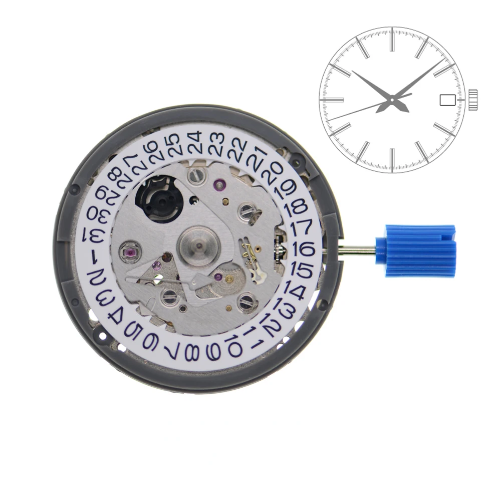 Giappone Nh35 Movimento Meccanico Automatico Ad Alta Precisione Japona Seiko Tmi Nh35A-3 Orologio Calendario Meccanismo Polso Giorno Data Set