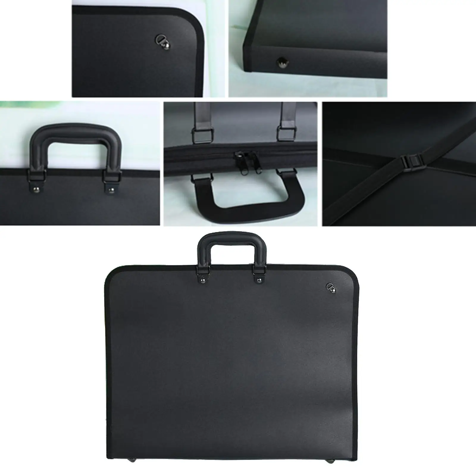 Portfolio Carry Case Waterproof Light Weight Art Portfolio Tote Bag Art Work Painting A3 Sized For Poster Sketching and Drawing