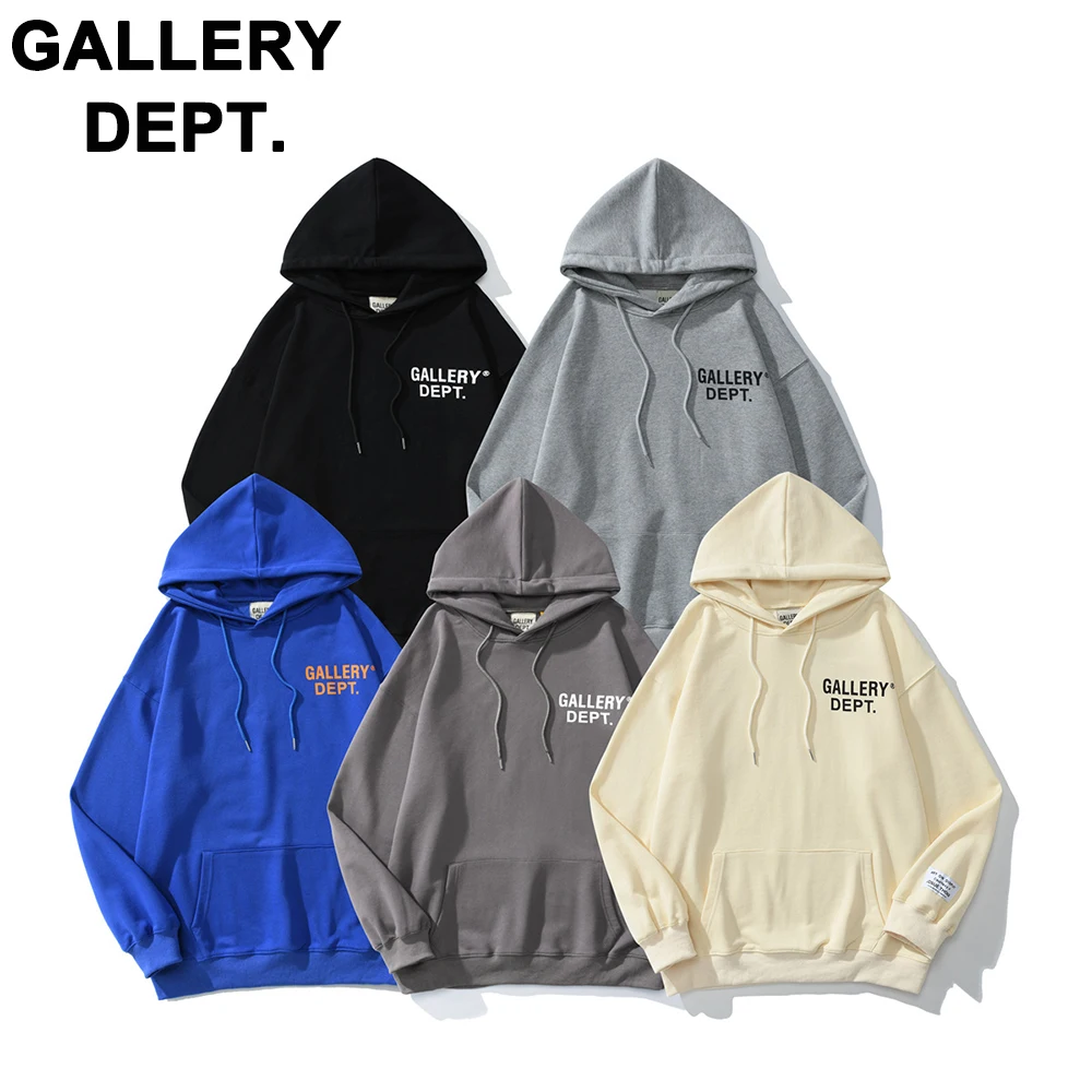 Gallery Dept Classic Letters Printed Hoodie Ins Men And Women High ...