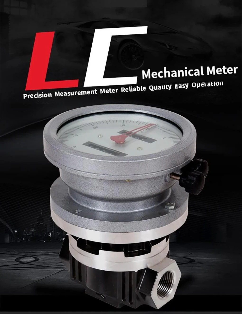 1inch/1.5inch/2inch LC Mechanical Oval Gear Flow Meter OGM High Precision Flowme