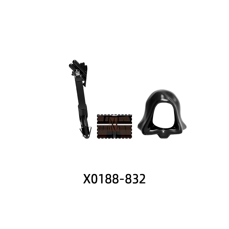 X0188 무기 바지 헤어 파츠 액션 피규어 활 화살 망토 우산 모델 블록 MOC 브릭 세트 선물 장난감