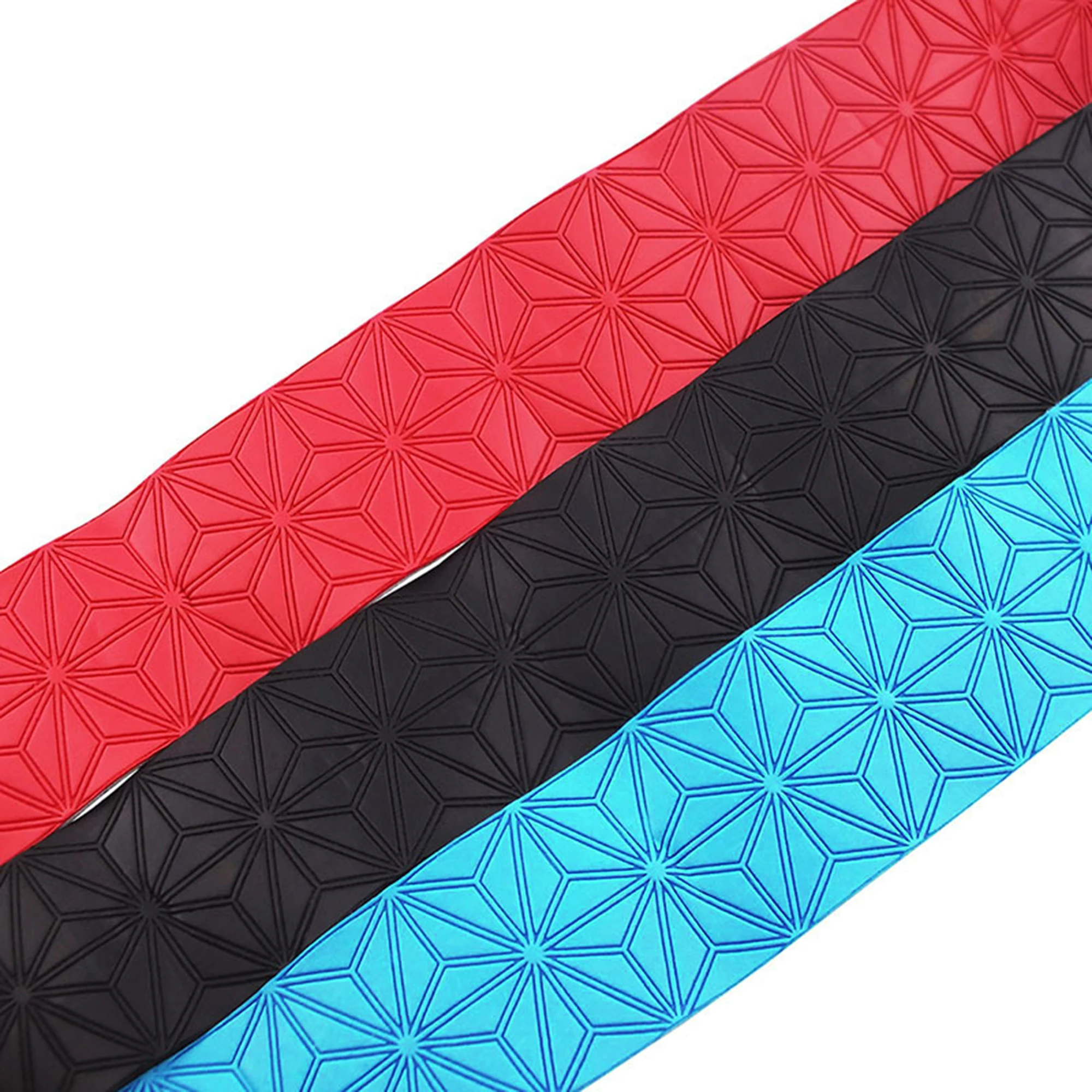 Bike Handlebar Tape 1 Pair Anti-Slip PU Shock w/ Bar End Plugs
