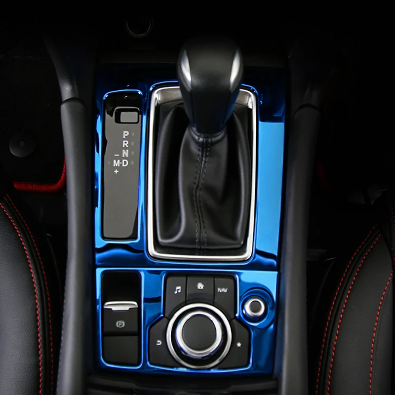 

BJMYCYY 2PCS/SET Stainless steel decoration frame for automotive panel for Mazda Axela 2017 2018