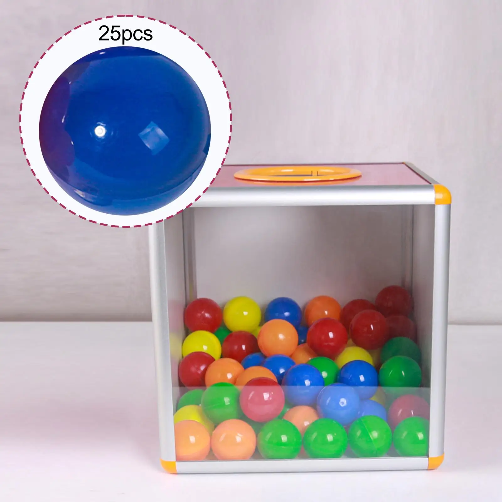 25x Bingo Ball Durable Replacement Fitments Lottery Balls Raffle Balls for Entertainment Market Traveling Household Camping