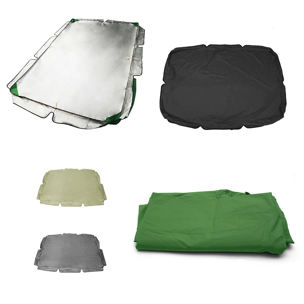 Swing Chair Cover Playground Swing Chair Top Cover Waterproof Sunshade Canopy 164x114x15cm