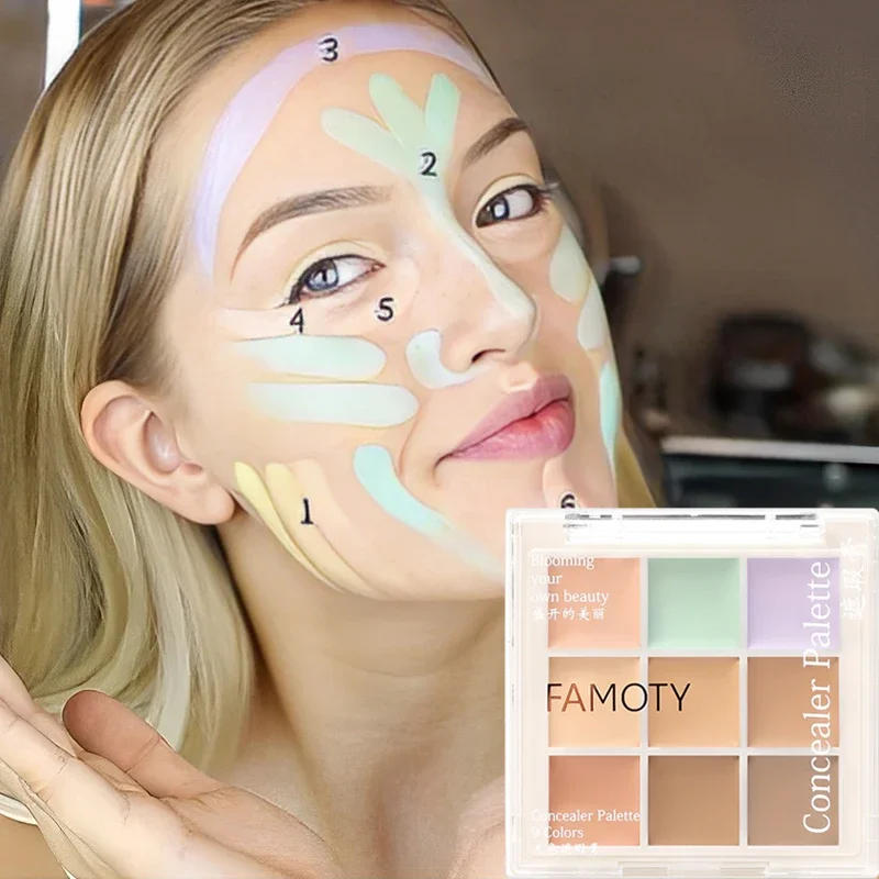 Professional Concealer Palette Cream Waterproof Lasting Covers Acne Marks Occhiaie Face Makeup Brighten Contouring Cosmetics