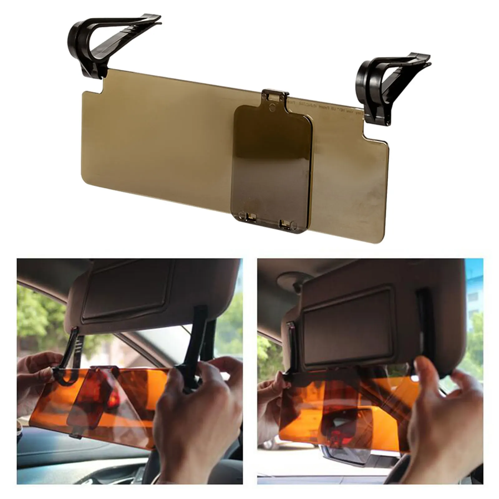 2 Extensores Antideslumbrantes Para Visera De Coche – Ajustables, Fáciles De Instalar, Protección Solar
