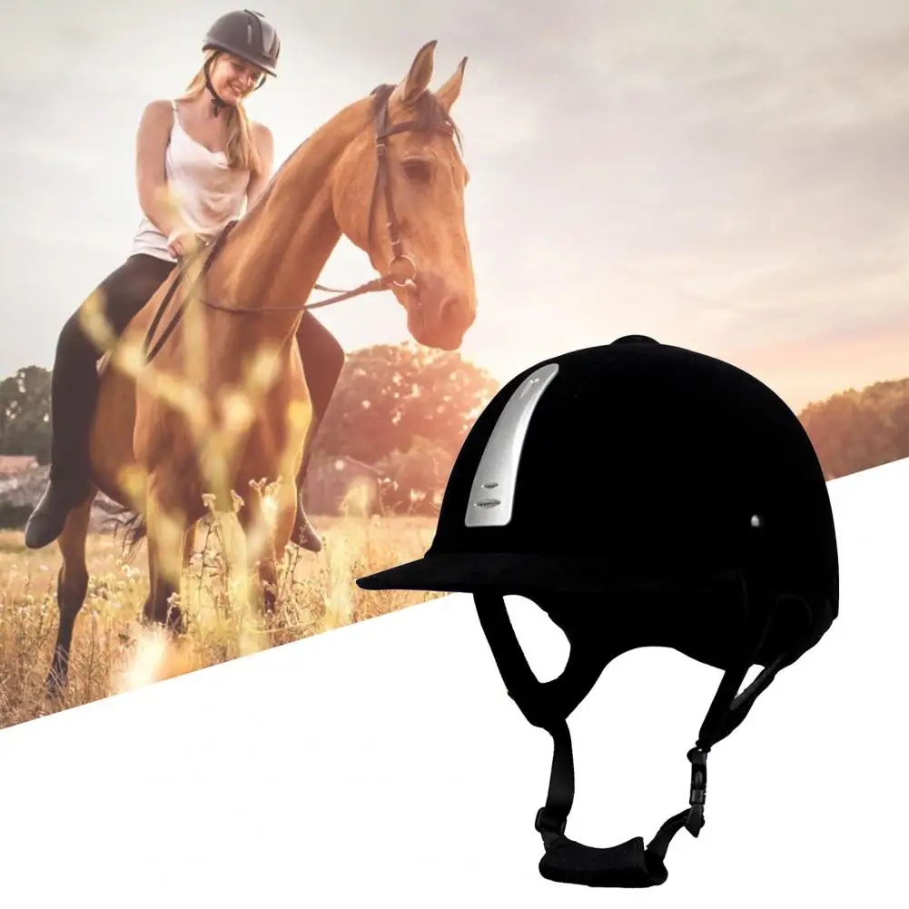 Helmet Adjustable Riding Cap for Racecourse Unisex Breathable Equestrian Horse for Racecourse 3