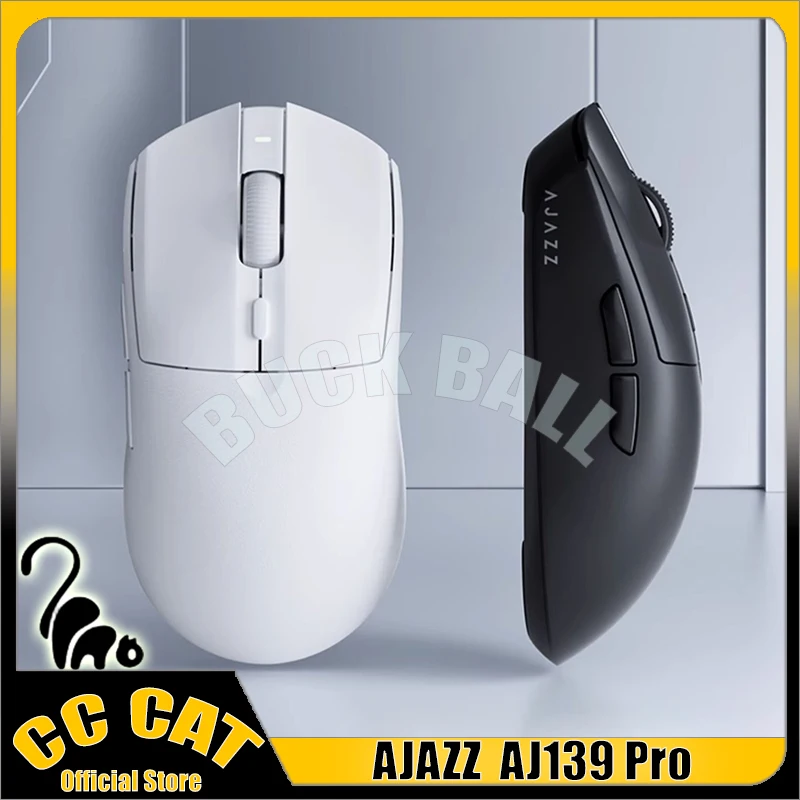 

Ajazz Aj139 Mouse Wireless Mouse Aj199 Gaming Mouse 2 Mode Wired 2.4G Wireless Gamer Mouse Paw3395 Sensor Light Weight Low Delay