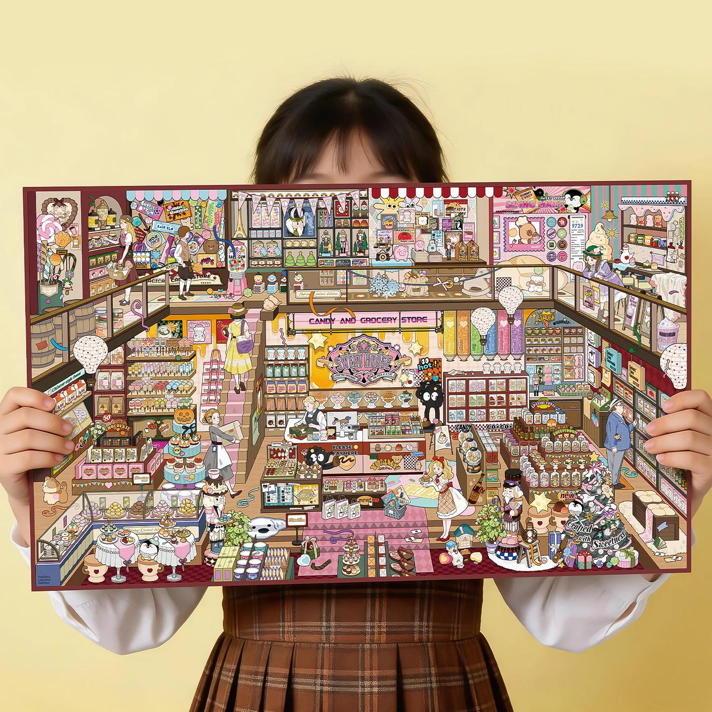 10개 대형 3D 하우스 장면 스티커, 스크랩북, 미술 공예 및 수제 프로젝트용 ..