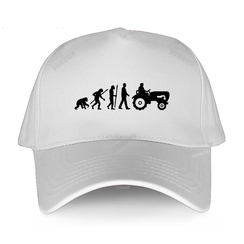 Evolution Of Tractor Baseball Caps Men Fashion Cool Cotton Adjustable Summer Outdoor Farmer Hats navy baseball cap mens Baseball Caps