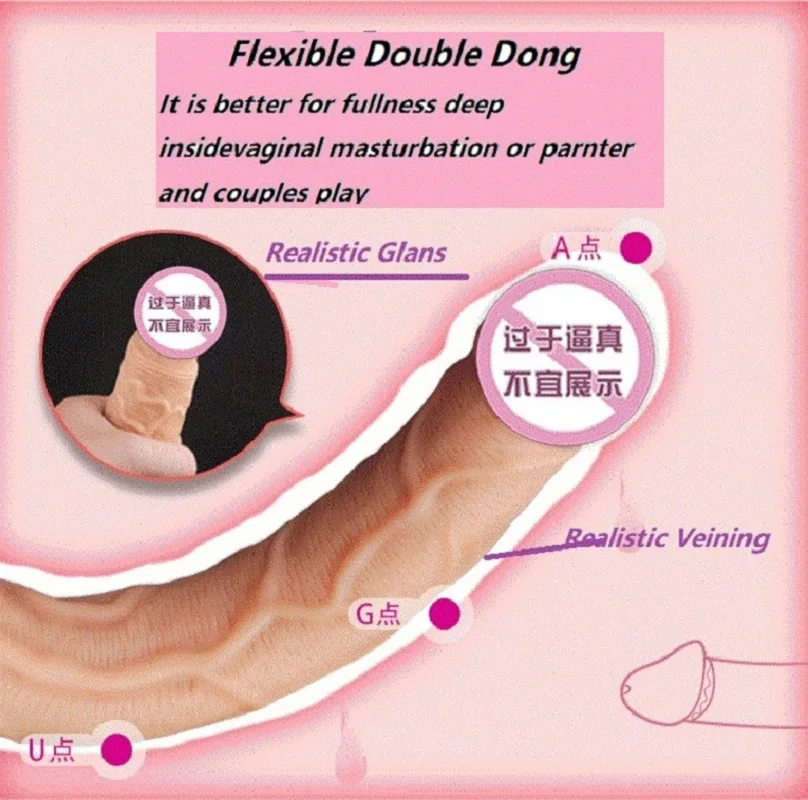 China Factory Wholesale Reality Double Head Huge Dildo G-spot Anal Clitoris Stimulate Adult Female Masturbator for Women Big Dicks Couples Sex Toys Exporter Sbd7a0f0de9c249898d3b72cb811fd6daM