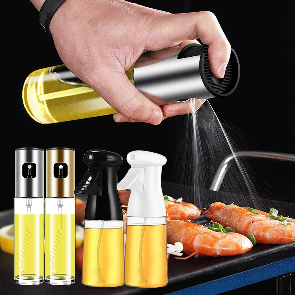 Oil Spray Bottle for Cooking Kitchen Baking 100/210ml Olive Oil Sprayer
