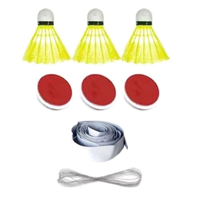 

Popular Selfstudy Badminton Trainer Set Kit Telescopic Rod Rebound Practice Aid-Tool Kit